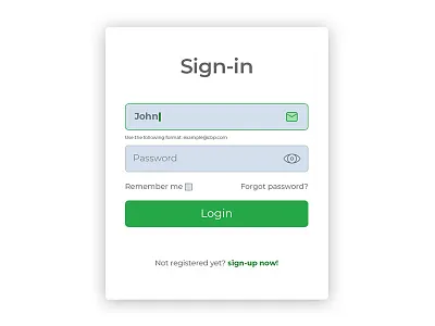 Simple login design for CBP app branding cargo creative designs design flat design login login design login page page portal portal design simple simple designs simple ui ui ui design ux web web design