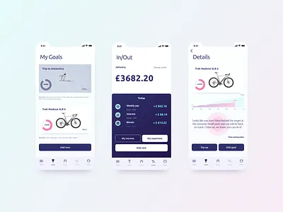 Savewise app finance finance app fintech ios mobile mobile app saving saving tool savings ui ux uxui web