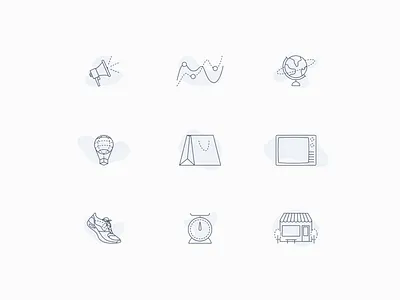 Service Icon Style Exploration design system icon icon set illustration monoweight