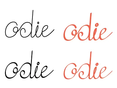 Odie Logo Design branding design illustration logo typography ui vector