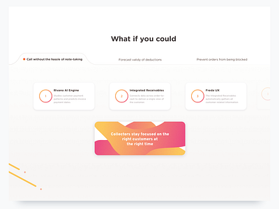 HighRadius AR Benefits blob card circle dot dribbble feature fluid gradient illustration interface layout line minimal round shadow soft type ui ux visual