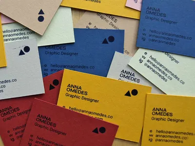 Business cards colors colourful design flat geometry graphic design graphicdesign graphics illustration screen print
