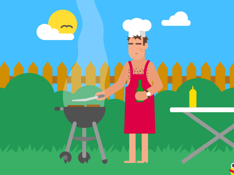 Stefan GIF ae animated animation character fun gif illustration man simple