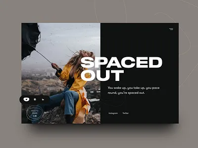 SPACEDOUT clean dailyui design graphic design illustration logo minimal mobile poster share sketch social typography ui vector web