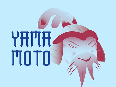 Yamamoto character logo samurai