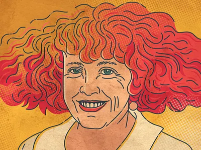 Noreen Golfman illustration portrait portrait art vector