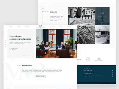 Molina Mencos, Pineda & Asociados WebSite brand branding design guatemala home homepage law law firm legal minialista prototype ui ux web web design webdesign website white