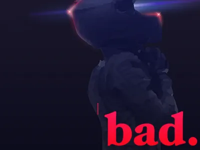 and she knows it babe bad biker girl bitch glow helmet leather neon