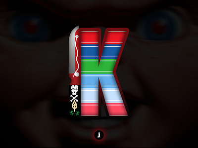 "K" Killer | 36 Days of Type 36 days of type adobe photoshop joncarrillocreative k