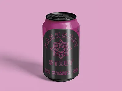 Darkroot Stout beer craft beer label packaging