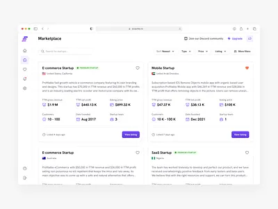 SaaS Dashboard Concept dashboard light mode product design saas dashboard startup dashboard ui ux