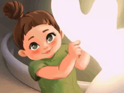 Little fairy tail cute design digital art digital illustration digital painting drawing emotion funny illustration illustrator motion art motion graphic painting procreate