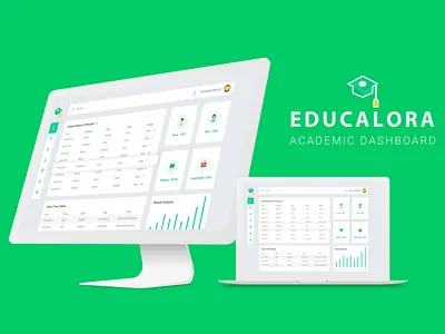 Educalora Academic Dashboard adobe design illustration ui ux