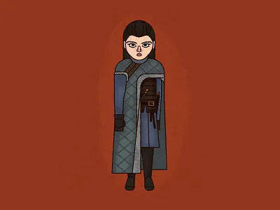 Arya Stark affinity designer arya stark game of thrones got illustration ipad pro