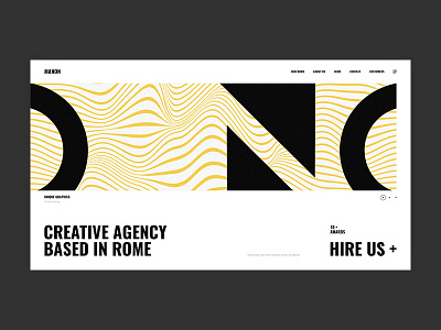 Manon - Project Slider agency animation bold branding creative design flat illustration minimal minimalism portfolio typography ui ux web website wordpress