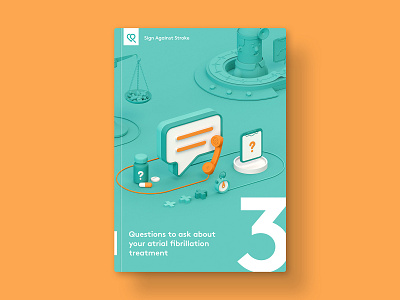 SAS — Brochure 03 3d brochure c4d cinema4d cover cover book health healthcare illustration medical medicine vibrant