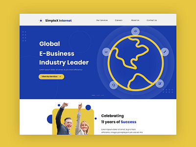 Company Website Redesign Concept adobe photoshop clean concept grahic design illustration modern ui uiux ux web design
