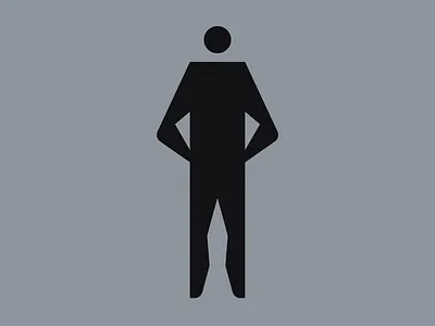 Man flat human icon icon system man pictogram tall