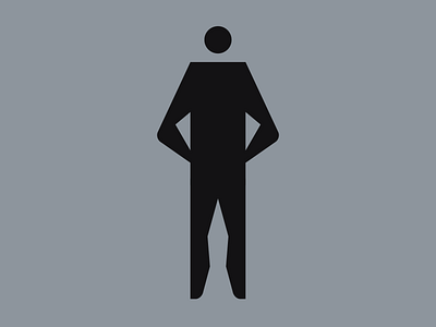 Man flat human icon icon system man pictogram tall