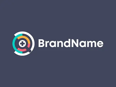 Data Analytics / Magnifying Glass & Chart Logo analysis analytics analyze chart clean data examine finder graph logo magnifying glass minimalistic modern monitoring plus professional search statistics target zoom