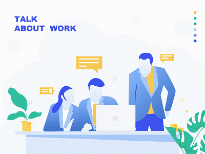 Teamwork ui 插图 设计