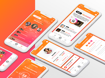 Payetablague! app da design game swipe ui