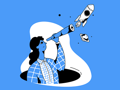 Discovery illistration ui 插图 设计