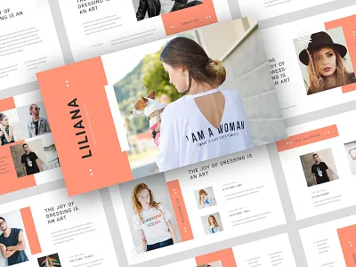 Liliana – Fashion Style PowerPoint Template agency beautiful beauty branding business clothing company corporate creative design fashion hypebeast lifestyle photography powerpoint powerpoint design powerpoint template presentation template women