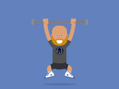 Spartan Training #1 animation animation 2d fitness motion design motion graphics smashmo spartan