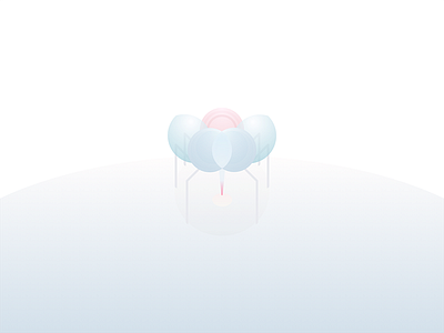 Mosquito design illustration light colors mosquito stay