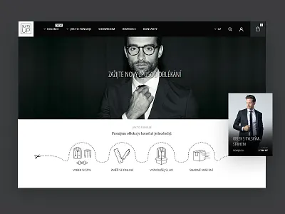New Web Design Soaked with Style! design gentlemen pixelmate ux webdesign
