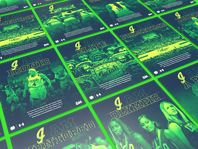Notre Dame Women's Basketball Mailers basketball green mailer