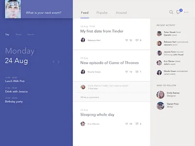 Time Schedule design ui ui ux design ui web design web design web 2.0 web page