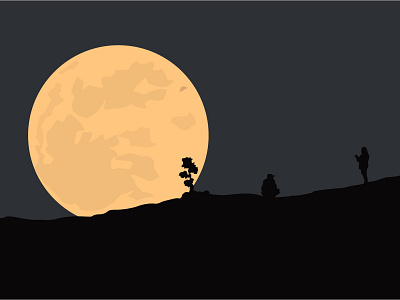 moon design illutration moon nature photo