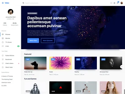 Video web application player video youtube
