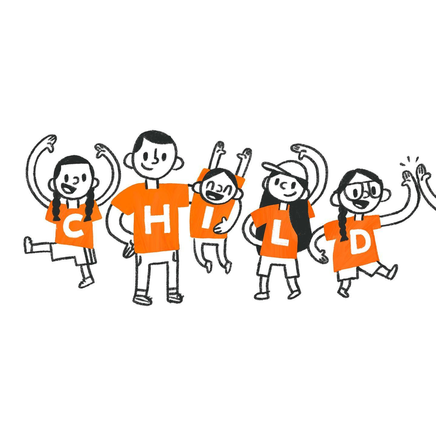 Every Child Matters child children every child matters illustration orange shirt day procreate