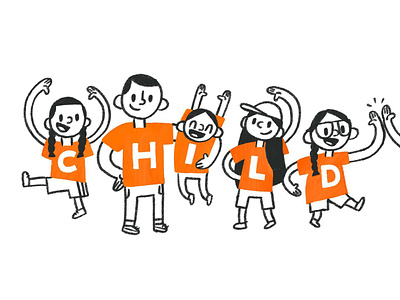 Every Child Matters child children every child matters illustration orange shirt day procreate