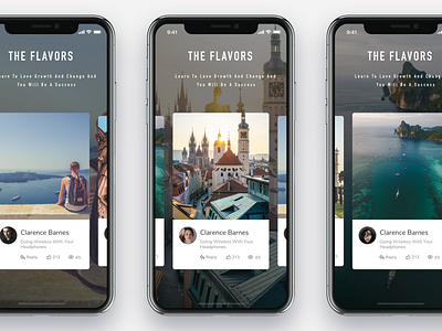 Travel App Design Concept design ui