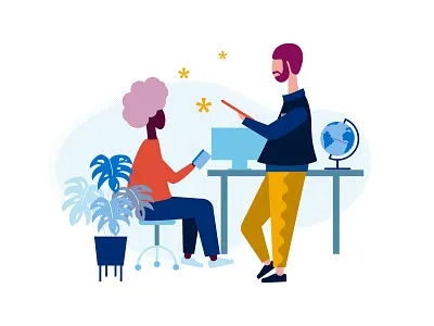 Workhuman Cloud for Teams Concept concept design flat flat illustration graphic design humans illustration ui vector vector artwork vector illustration