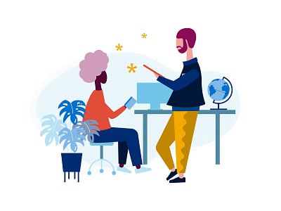 Workhuman Cloud for Teams Concept concept design flat flat illustration graphic design humans illustration ui vector vector artwork vector illustration