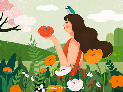 spring illustration 插图