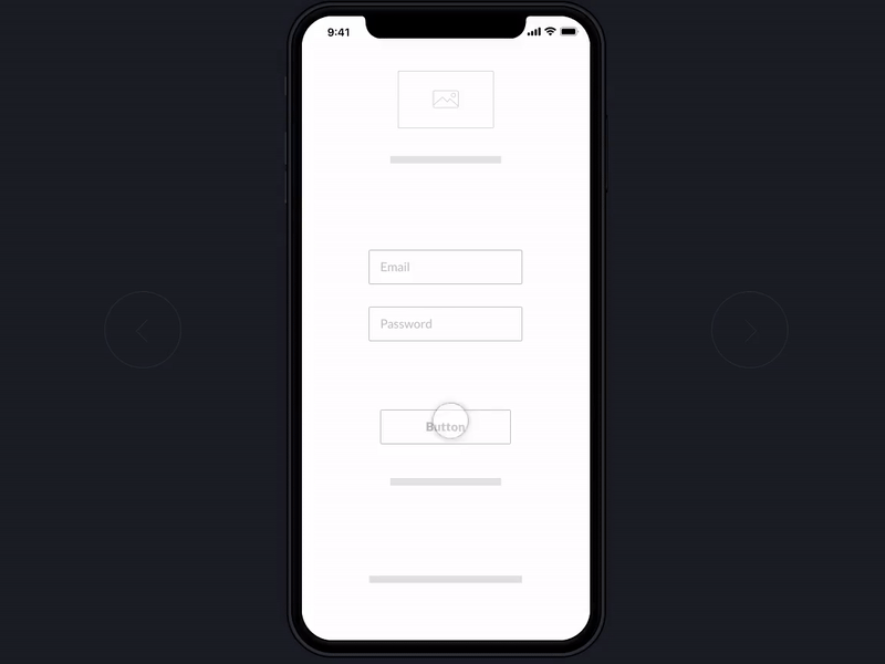 Spendo | Wireframe Screens & InVision Prototype app prototype clean design invision minimal animation minimal app prototype animation simple sketch ui ui design ux ux design wireframe wireframe design