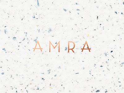 Amra branding design identity logo mark pattern texture visual identity