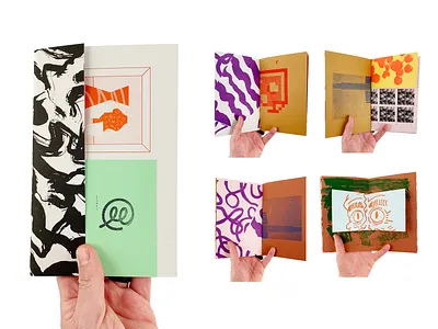 Scraps Zine 02 abstract art illustration pattern print risograph texture zine