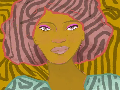 Oh, Lady design illustration illustration art procreate woman