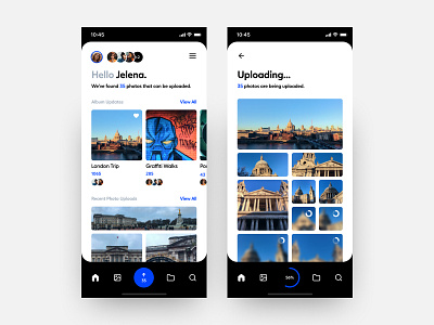 Daily UI #031 // Upload clean ui daily ui daily ui 31 light ui minimal minimal ui mobile app photo app ui upload