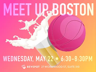 Boston Dribbble Meetup, May 22, 2019! dribbble meetup event meetup sketch ux