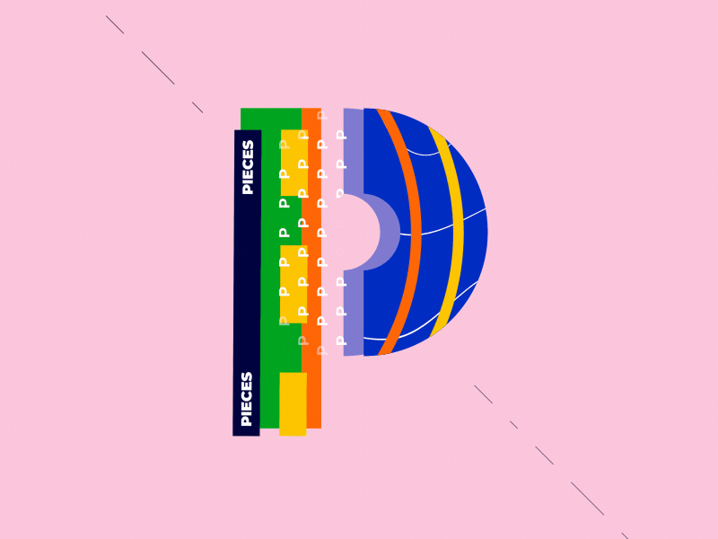 P for 36daysoftype 36days 36daysoftype abstract after effects alphabet animated type animation letter motion motion design p