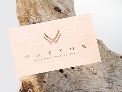 WAYYOW Business card arabic arabic logo branding bronze emboss business card emboss health snack identity jewelry logo logo logo design lux luxurious luxury minimal panter vision premium royal symbol