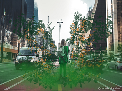 The Green Cometh. photoshop digitalart composite